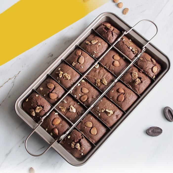 Moules à gâteaux Brownie antiadhési