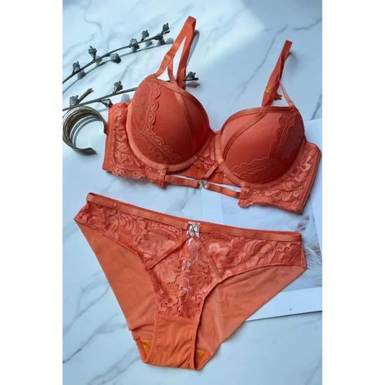 Ensemble Lingerie Femme Couleurs Unies Classiquesconfort
