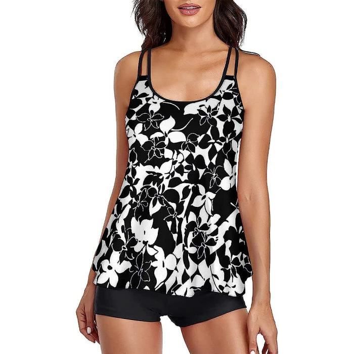 Maillot De Bain Pi Ces Femme Tankini Ensembles Maillots Push Up Bikini Set Imprim Sans