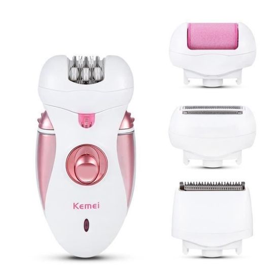 Épilateur électrique rasoir 4 en 1 Bikini Tondeuse Femme Jambe Brosse D