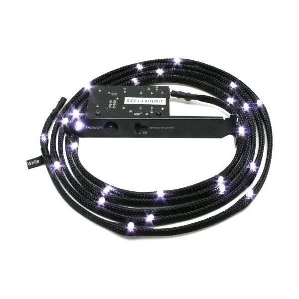 Gaine Lumineuse NZXT 24 Leds Blanche, 2 m (CB-LED2