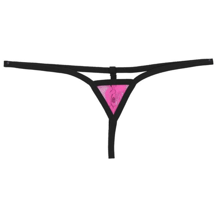 Dpois Micro String Femme Sexy Ficelle Tanga Thong Lingerie De Nuit Sous