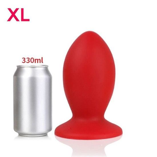 Plug Red Xl Norme Godemichet Anal Pour Femme Et Homme Jouet Sexuel