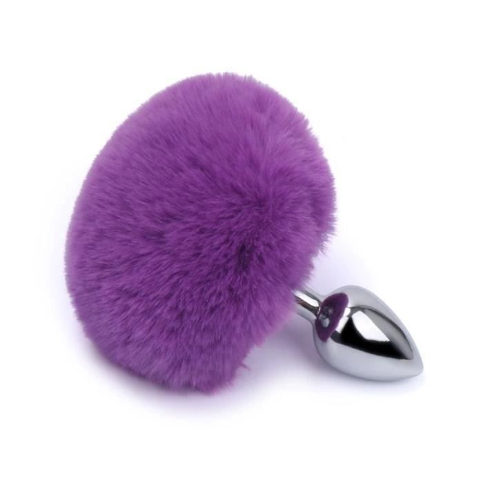 Violet Queue De Lapin En Peluche Plug Anal Cosplay Anal Rotique