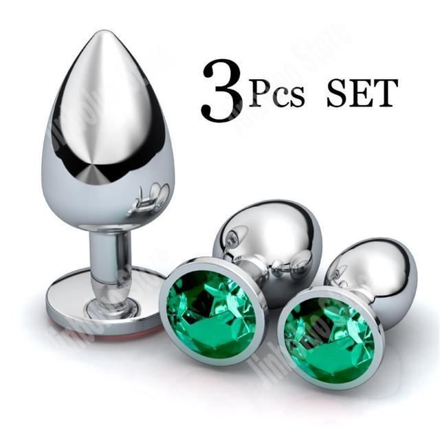 Plug Sml Plug Anal En Acier Inoxydable Pi Ces Ensemble Masseur De