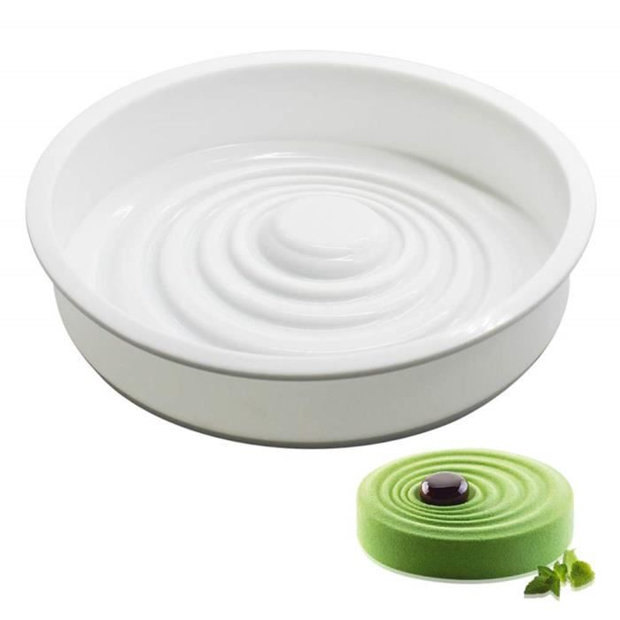 1PC Moules Silicone Gâteau Mousse Pâtisserie Forme Coeur Losange Ronde Fleur Accessoire Outils de Cuisine Cadeau