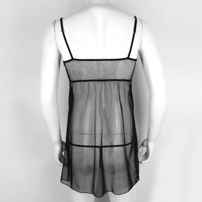 String Homme Ensemble Lingerie Rotique Slip Dentelle Robe De Nuit