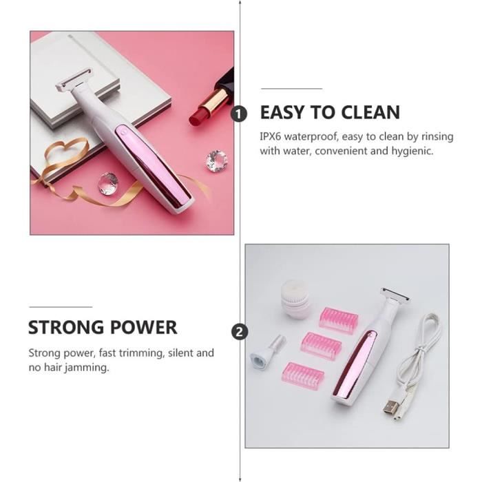 Tondeuse Bikini Rasoir Lectrique Lavable Usb Razor Rechargeable