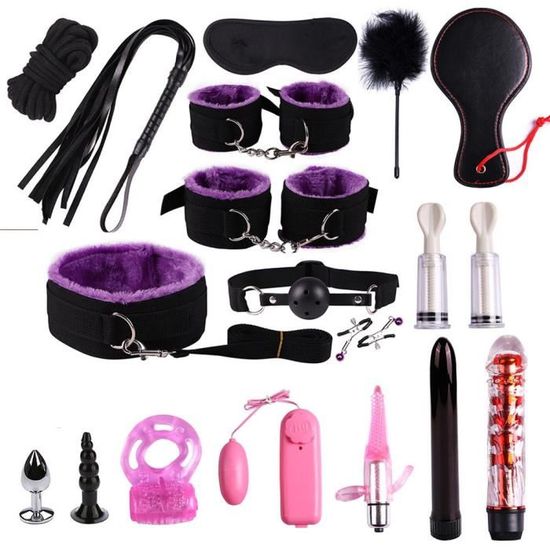 Fouet Costume Corde Masser Anal Butt Plug Anneau Vibrator Couple Sm Kit