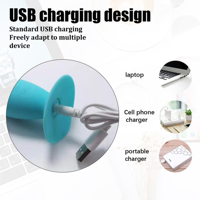 Plug Anal Sans Fil Modes De Vibration Avec T L Commande Avec Base D