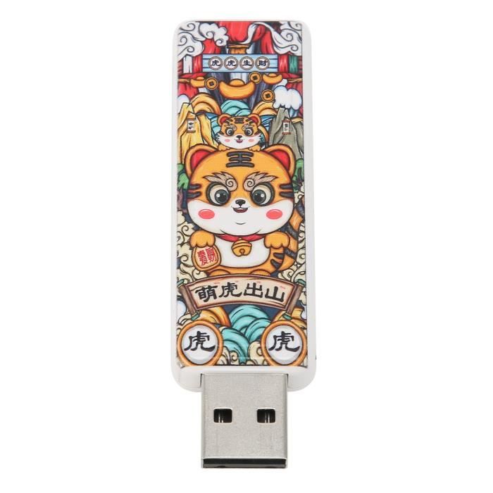 ETO U Disk USB2 0 Cartoon Tiger Hot Swap Plug and Play Clé USB à immunité électromagnétique
