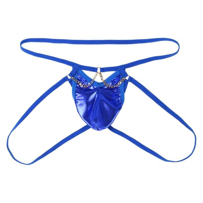 Iiniim String Taille Basse Hommes Bulge Pouch G String Sous V Tement Tanga Jockstrap Thong Gay