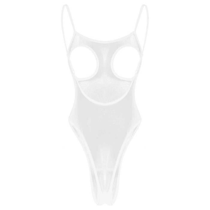 Body Femme Sexy Ouvert Entrejambe Lingerie Sein Nu Bodysuit Erotique