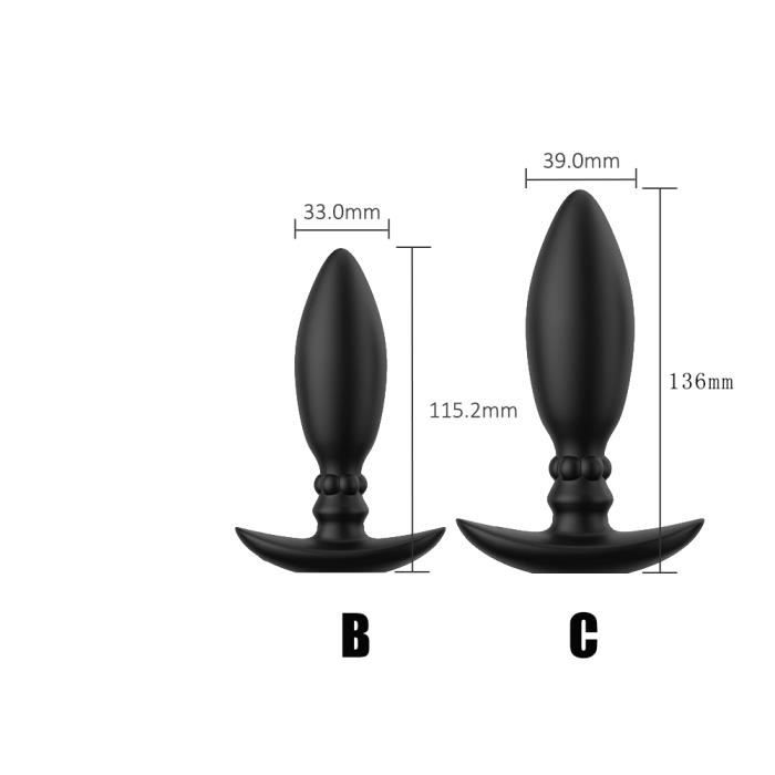 Stimulateur Plug Chapelet Bc Plug Anal En Silicone Pour Adulte