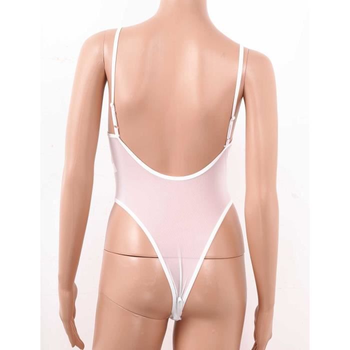 Body Femme Sexy Ouvert Entrejambe Lingerie Sein Nu Bodysuit Erotique