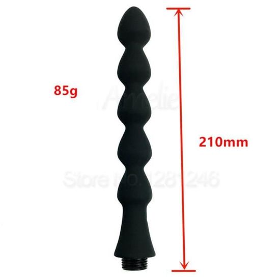 Sextoy Silicone Anal Nettoyage Nettoyant Anus Lavement Outil Douche