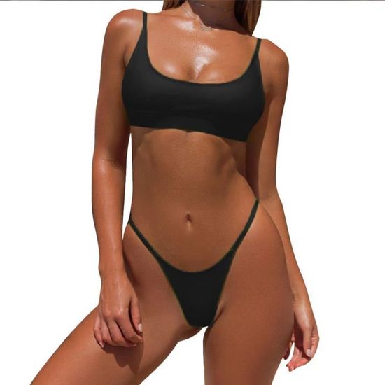 Bikini Maillot De Bain Costume Lingerie Sexy Soutien Gorge Trois Points