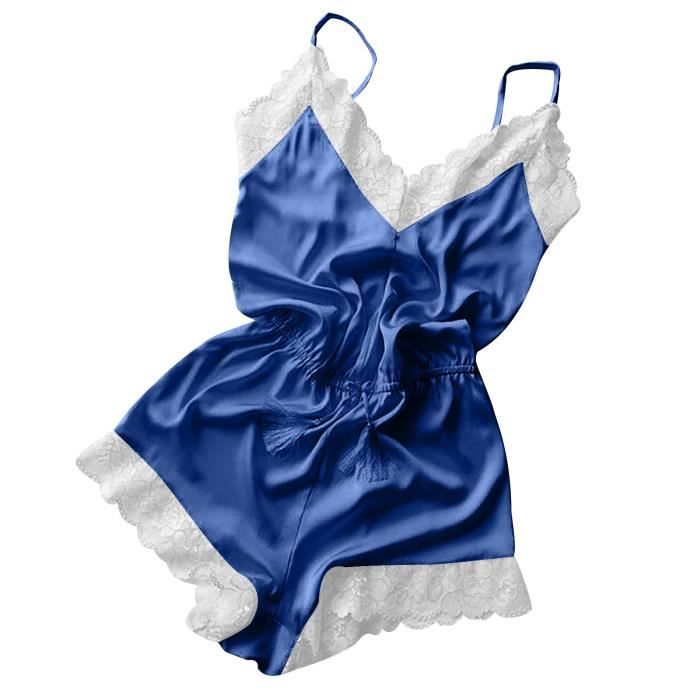 Body Mode Femmes Sexy Lingerie Fille V Cou Dentelle Splice V Tements De