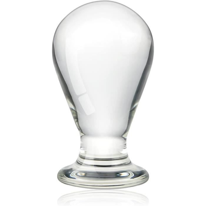 Verre Anal Plug Cristal Gode Classique Transparent Ampoule Plug Anal