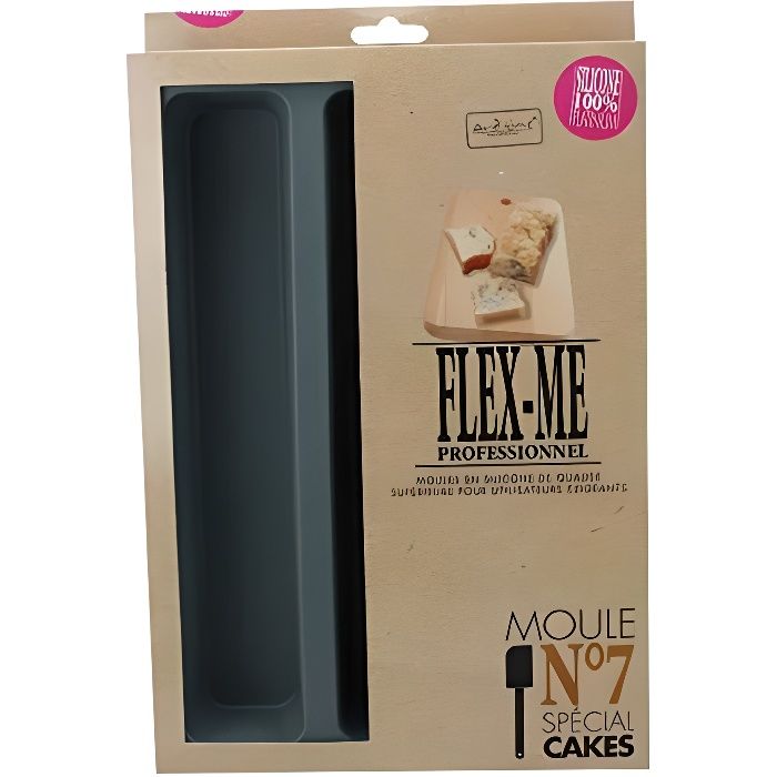 Ard'time FP-CAKES Flex Pro Moule pour 3 Cakes Gris Silicone Platinum FP-CAKES