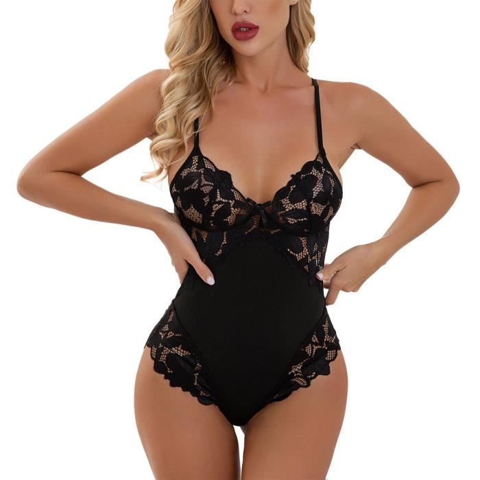 Sasaquoy Bustier Corset Lingerie Sous Vêtements Sexy Pyjamas Femmes