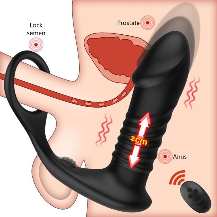 Vibrateur Anal Télescopique Massage De La Prostate Plug Anal