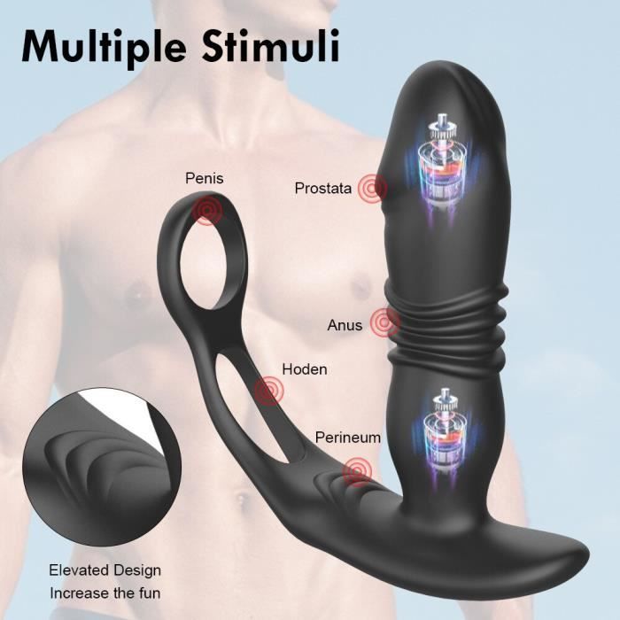 Vibrateur Anal T Lescopique Massage De La Prostate Plug Anal