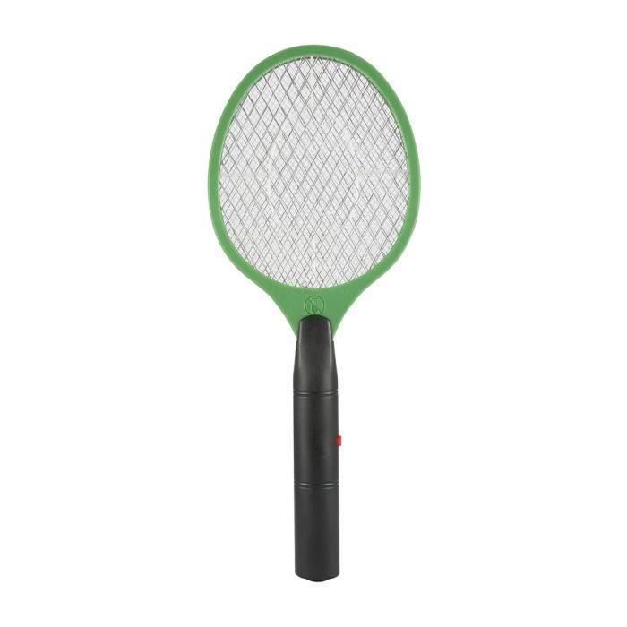 1x Accueil batterie Électrique Fly Insect Killer Bug Zapper Raquette Mosquito Wasp Swatter Électrique vert