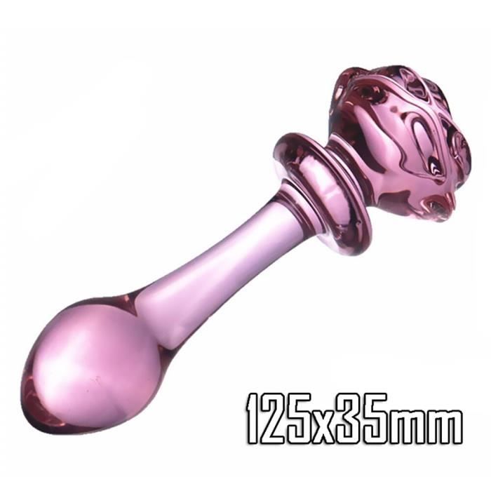 Plug Godemichet Anal En Verre Pour Femme Et Homme Jouet Sexuel