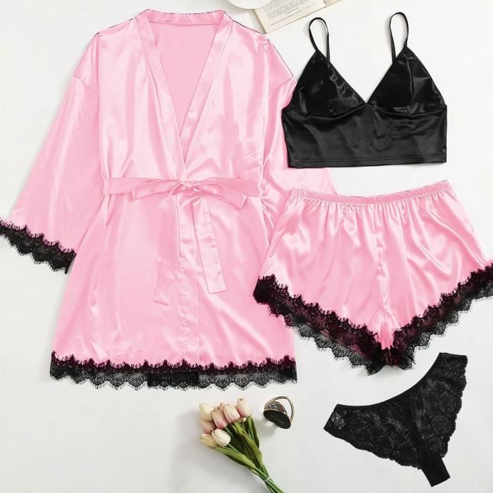 Pyjama Mode Sexy Vêtements De Nuit Lingerie Tentation Nuisette Sous