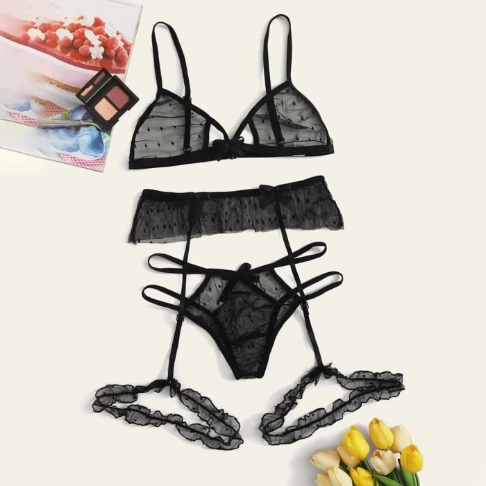 Lingerie Sexy Dentelle Broderie G String String Tentation Sous