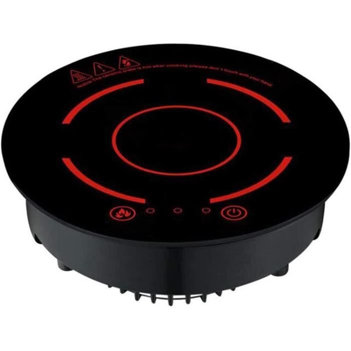 Hot Pot Cooker Embedded Écran Tactile Circulaire Control 1200W Plaques De Cuisson Électriques