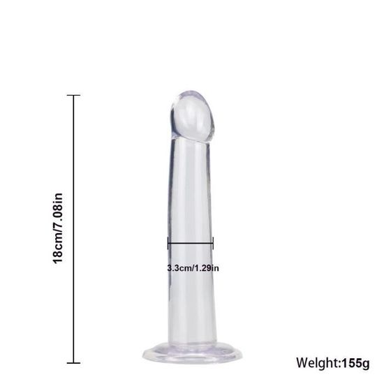 Godemich En Gel E Douce Avec Ventouse Plug Anal P Nis R Aliste