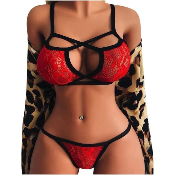 2023 Mode Lingerie Sexy Femme Body Et Combinaison Dos Nu En Dentelle