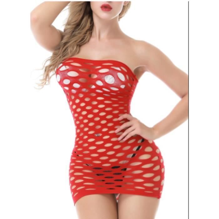 Sexy Lingerie Mesdames Trou Transparent Sac Hanche Maille Sous
