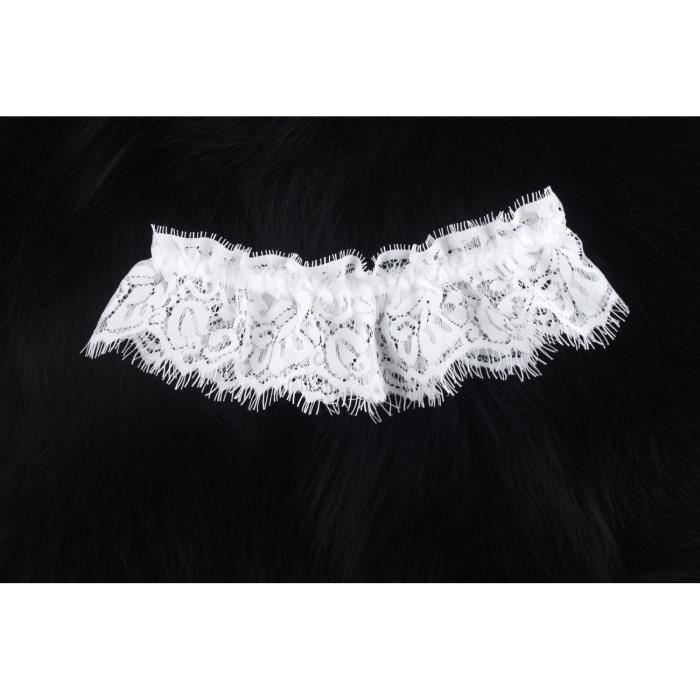 Ensemble Porte Jarretelles En Dentelle Avec N Ud Pour Femme Lingerie Sexy Ensembles D Anneaux De