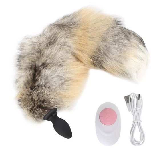 Stimulateur Plug Chapelet Light Golden China Vibromasseur Anal Queue De Renard