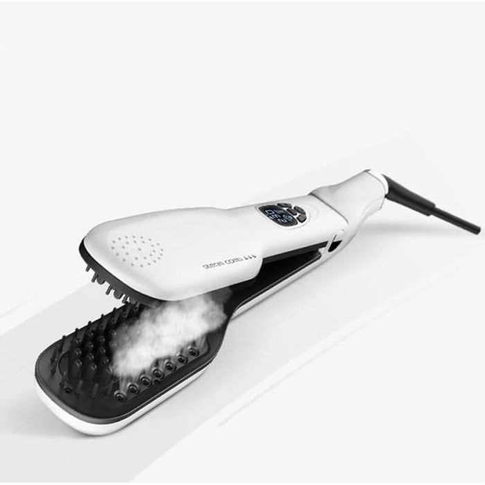 BROSSE LISSANTE ofeli'BRUSH Steam Comb Straightening-blanc