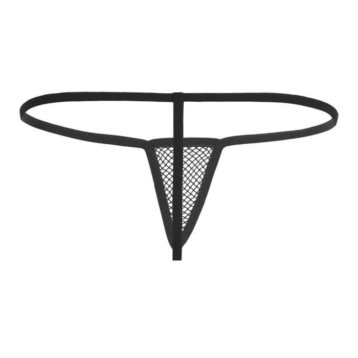 Yonghs Fr String Femme Sexy Ouvert Micro Bikini Ficelle G String T Back