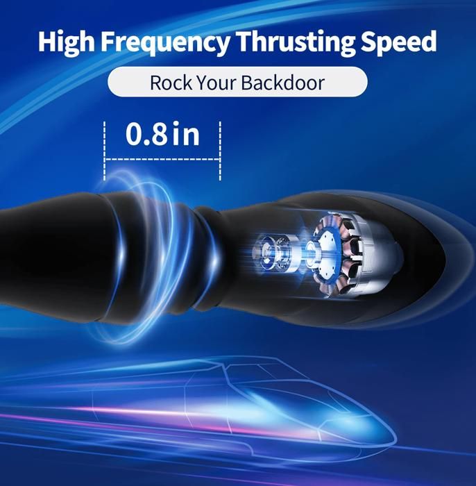Boutique Thrusting Plug Anal Vibrateur Télécommande Vibrant Butt Plug