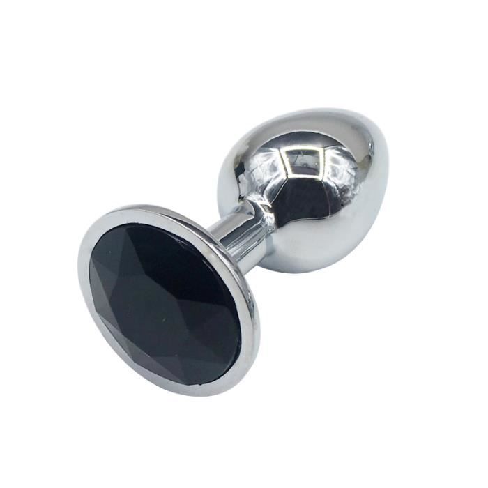 Stimulateur Plug Chapelet S Black Godemichet Anal En Silicone