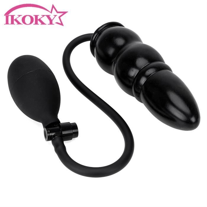 Stimulateur Plug Chapelet Plug Anal Gonflable Pompe Gode