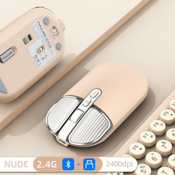 SOURIS NUDE Dual Mode Souris sans fil double modèle 2 4 ghz Bluetooth