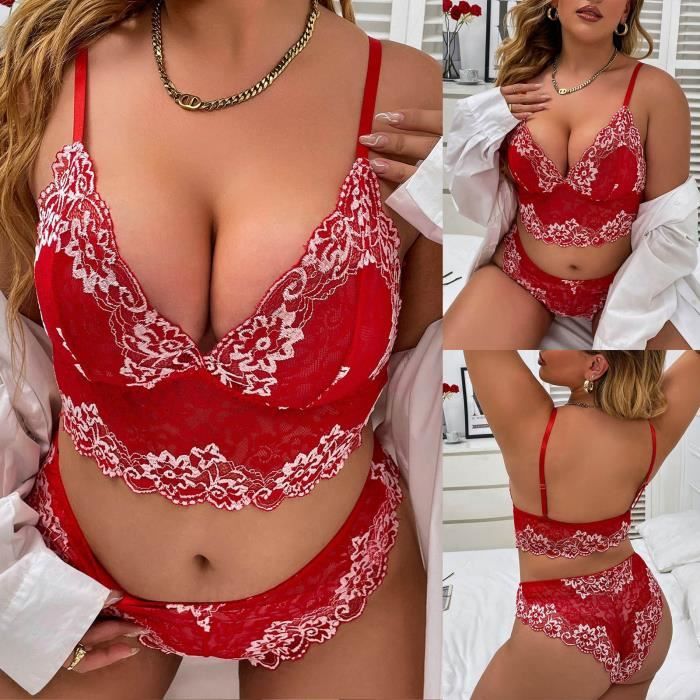 Dames Jolie Fille Solide Rotique Lingerie Sexy Sous V Tements Dos Nu