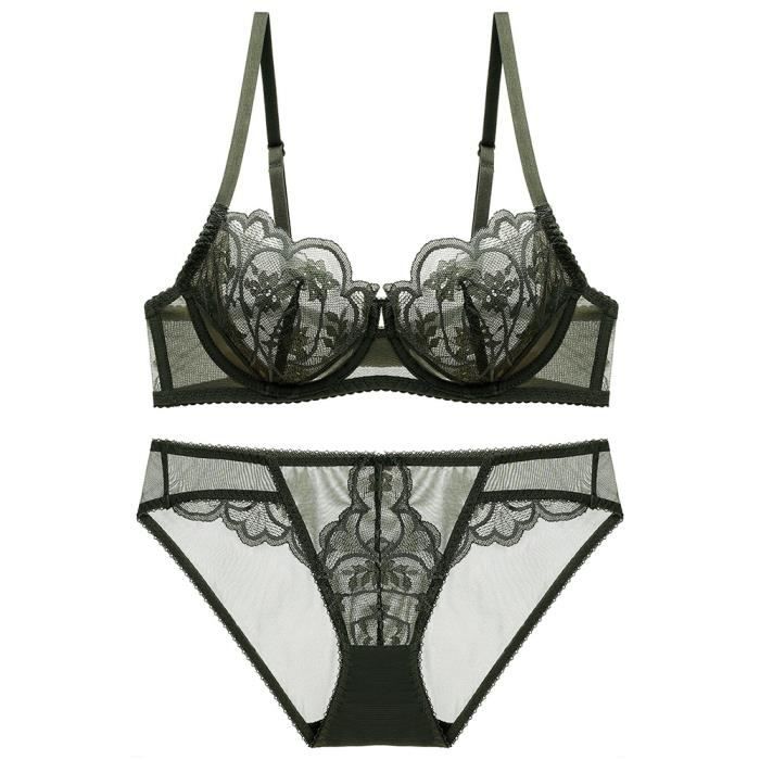 Ensemble Lingerie Femme La Dentelle Sexy Est Ultra Fine A Mode