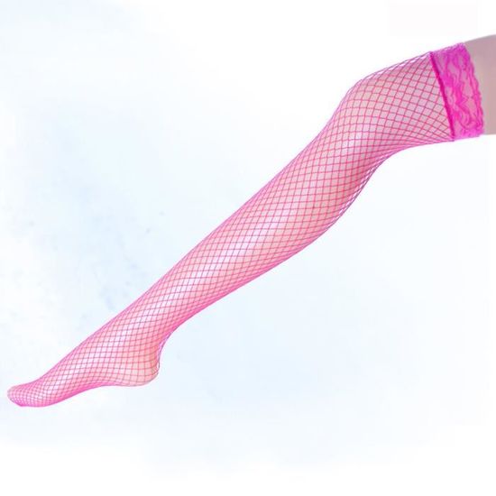 Bas En Maille Sexy Pour Femmes Rose Red F Lingerie En R Sille Bas Cuisse Haute