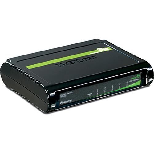 Trendnet 5-Port Gigabit GREENnet Switch, Commutateur de réseau non géré, Full duplex