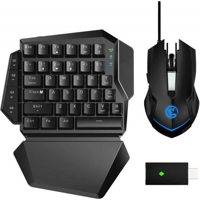 Adaptateur de Souris et de Clavier pour des Consoles Clavier/Souris pour PS4 Clavier Xbox One,VX AimSwitch Manette Combo Clavier-Sou