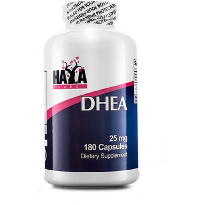 HAYA LABS DHEA --- 180 capsules x 25 mg