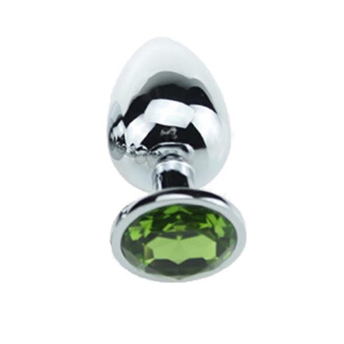 Plug Bouchon Anal En M Tal Cristal Petite Taille En Acier Inoxydable